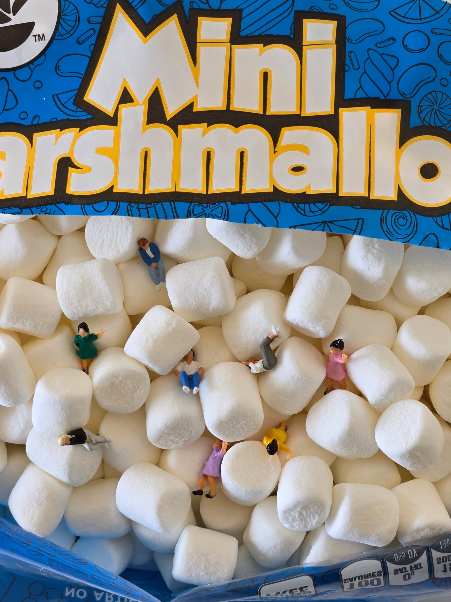 Kids Playing in Marshmallows Greeting Card