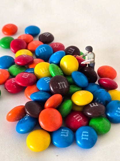 Bob Ross Painting M&M's Greeting Card