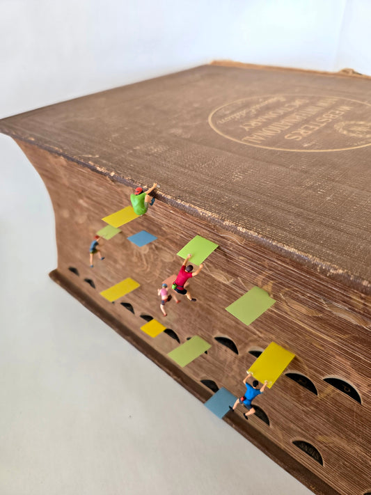 Climbing Mt. Webster Greeting Card