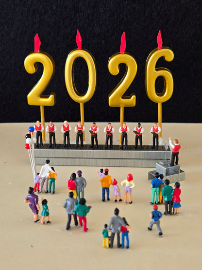 Happy New Year 2026 from The Staple Singers Greeting Card