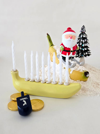 Happy Hanukkah-Merry Christmas on Mt. Chiquita Greeting Card