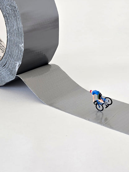 150. Duct Tape Biker Greeting Card