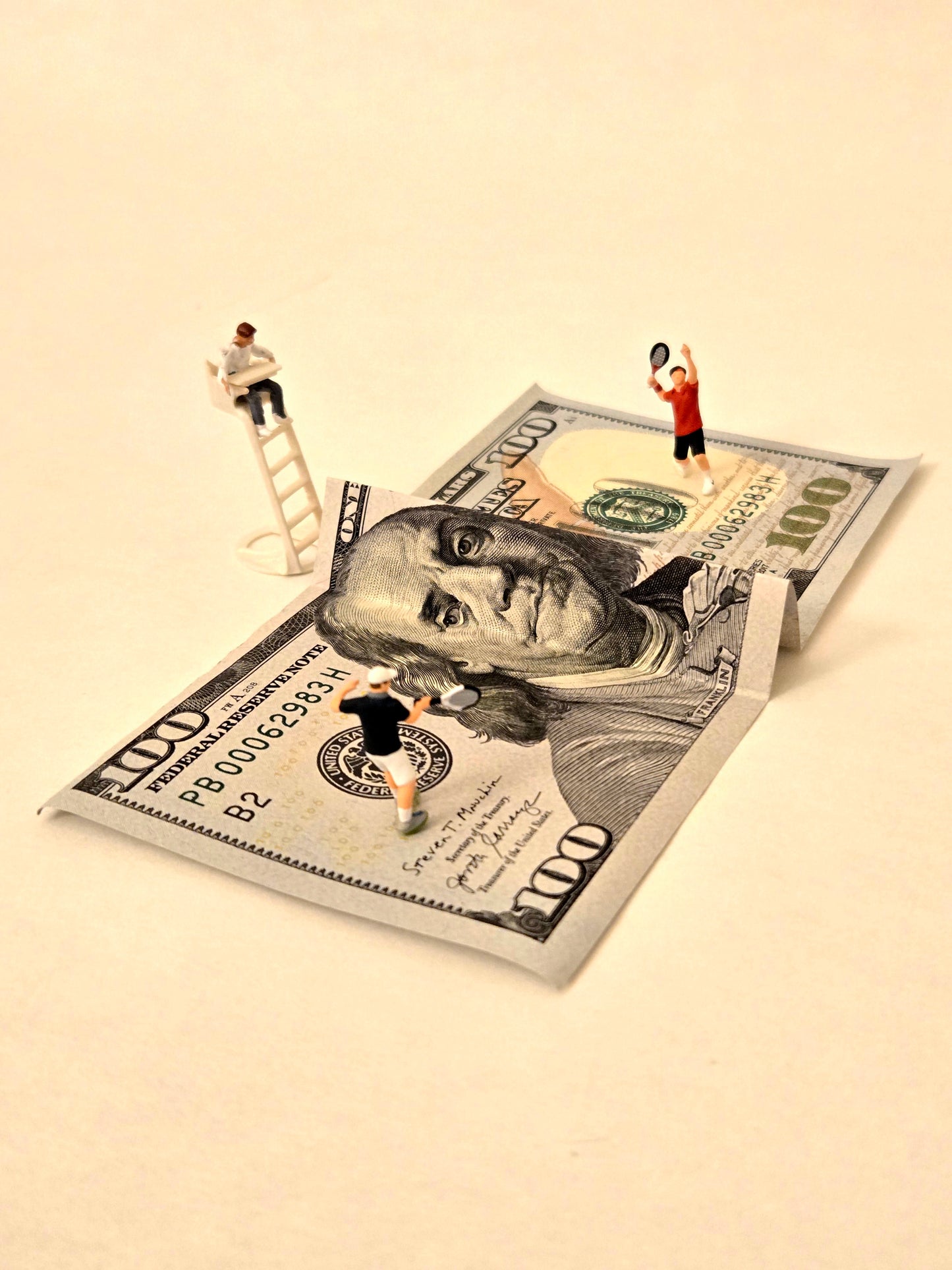 156. Tennis Players Betting a C-Note - Winner Take All