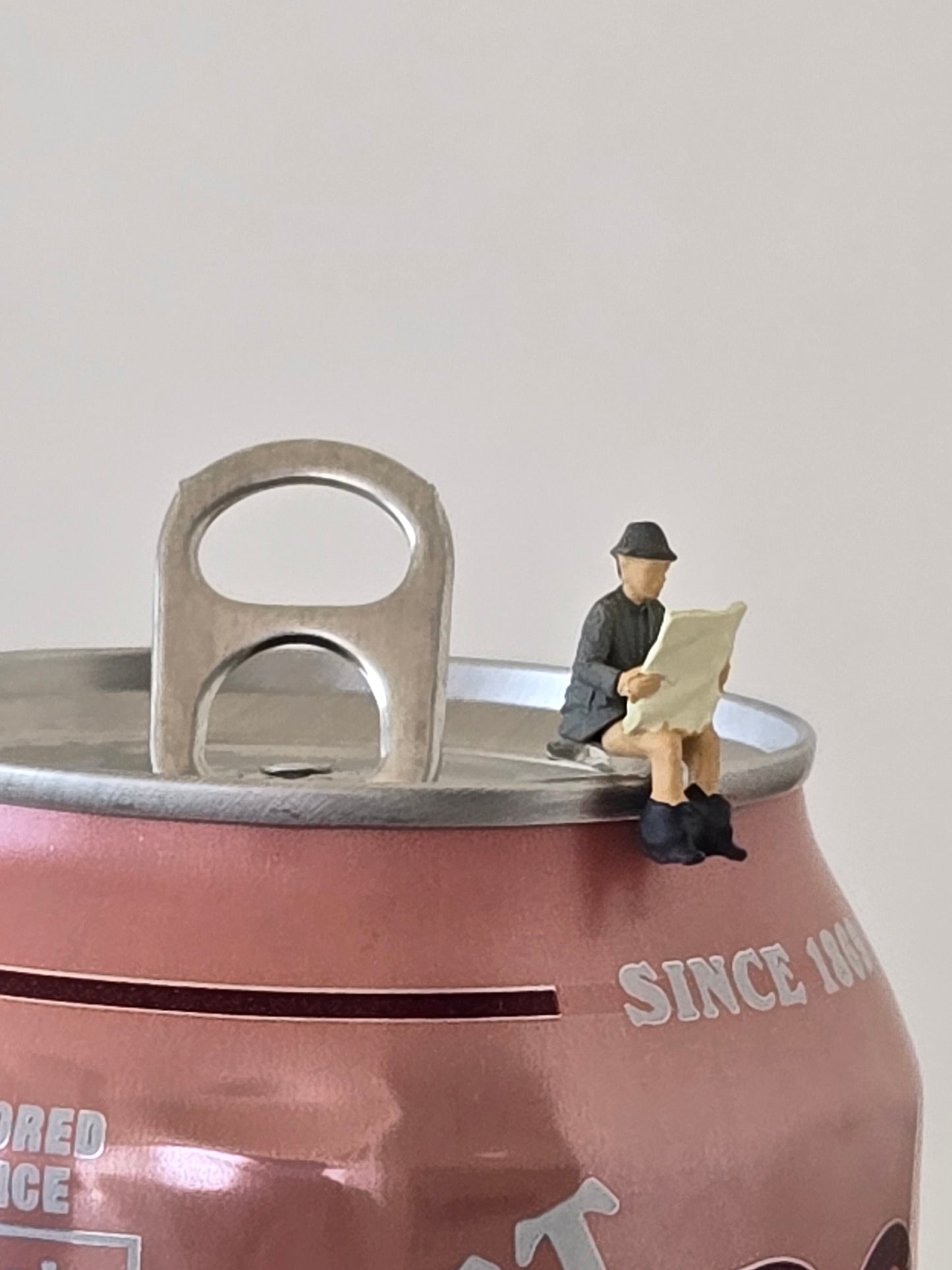 Man on the Can Greeting Card