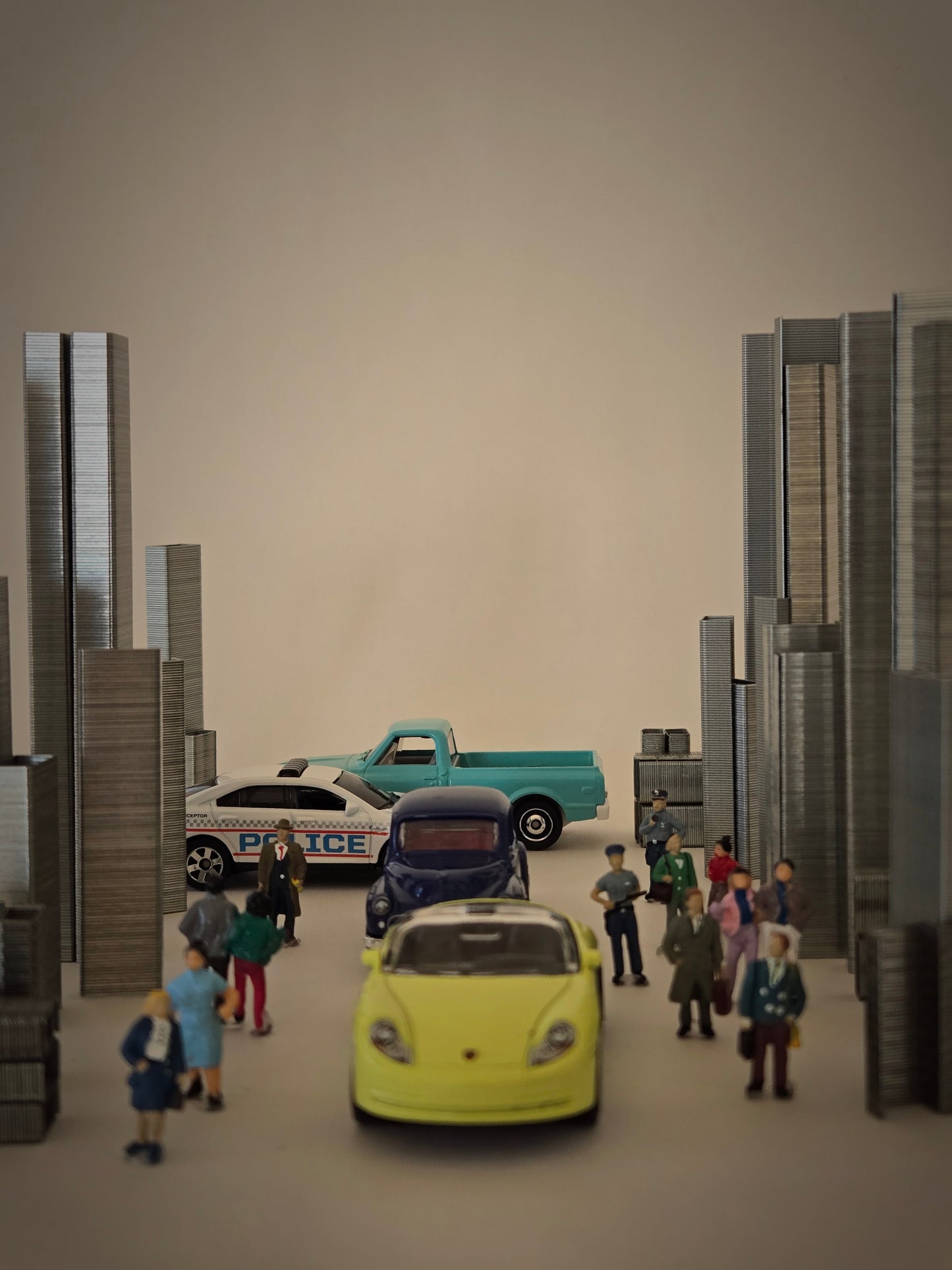 Street Scene Greeting Card