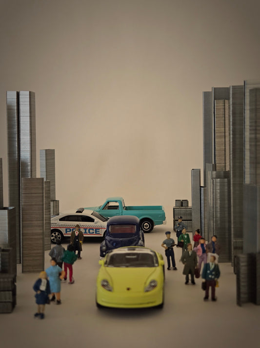 Street Scene Greeting Card