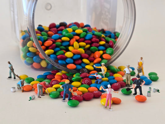 Painting M&M's Greeting Card