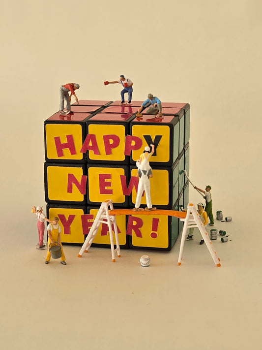 Happy New Year Greeting Card