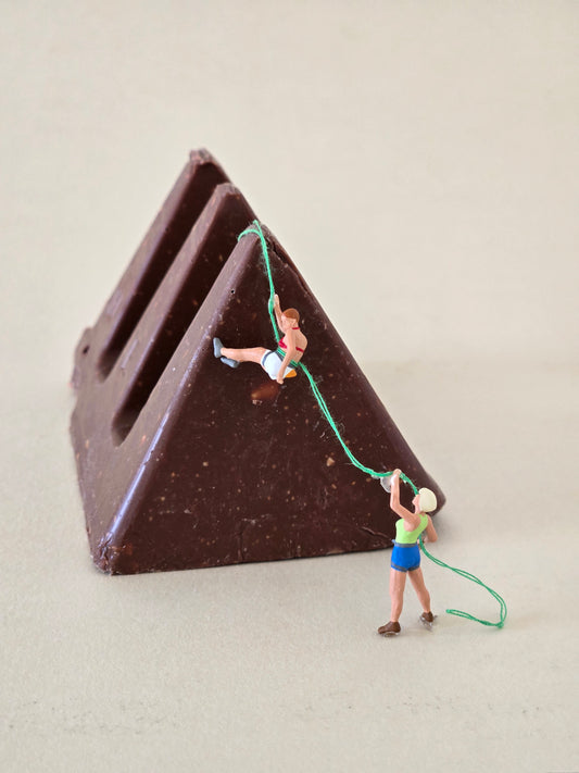 Toblerone Climbers Greeting Card