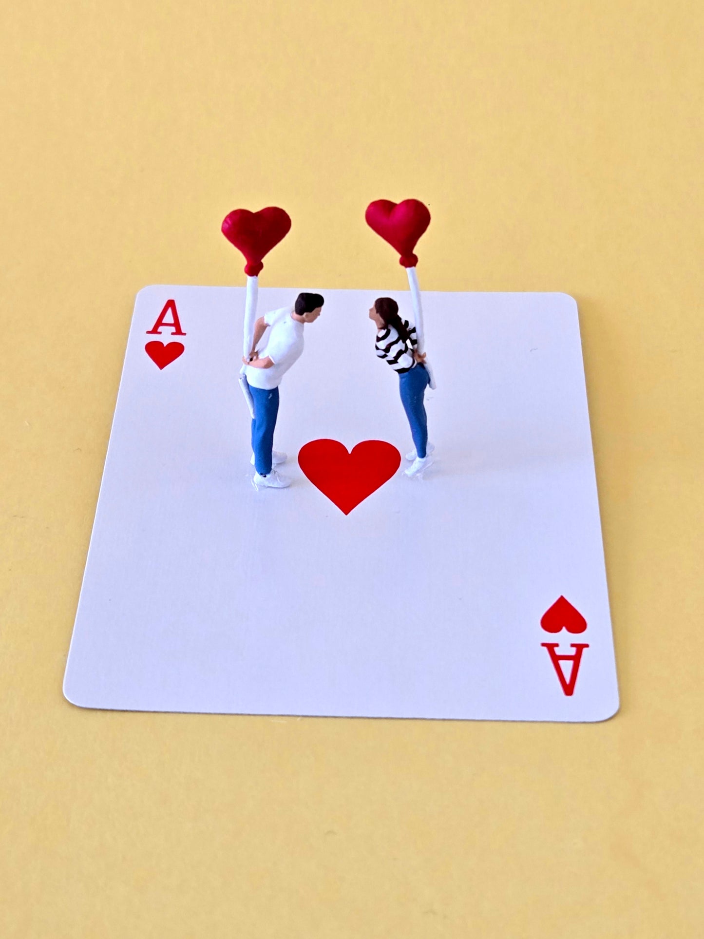 Couple Acing It Greeting Card