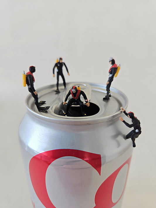 Frogmen Dunkin' in The Can Greeting Card