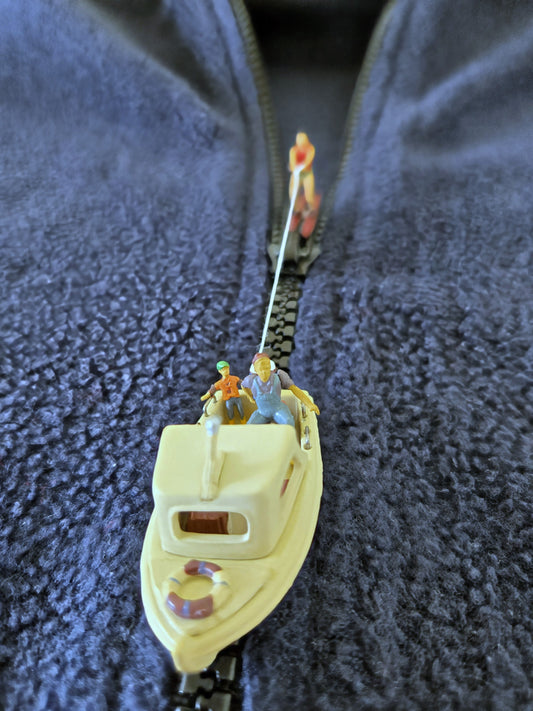 Zipping Along on Water Skis