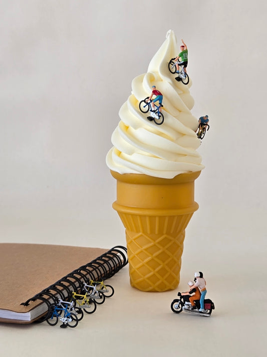 Bikers on Ice Cream Cone Greeting Card