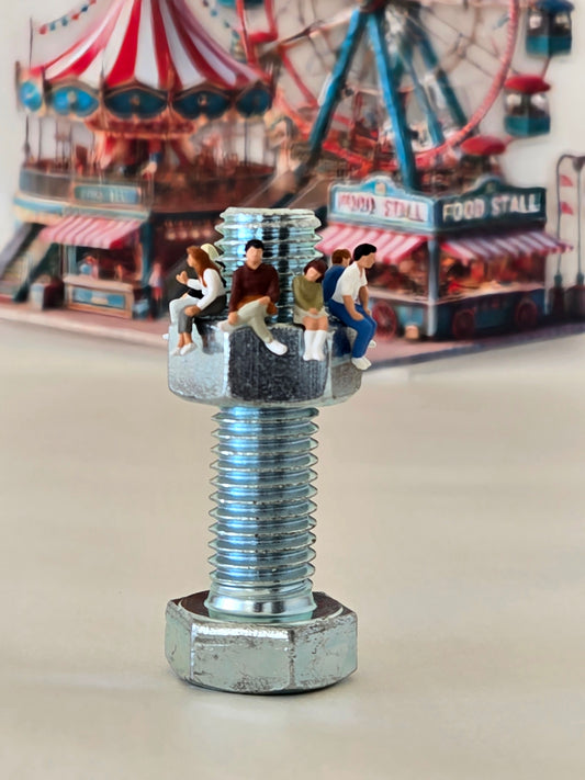 Carnival Ride Greeting Card