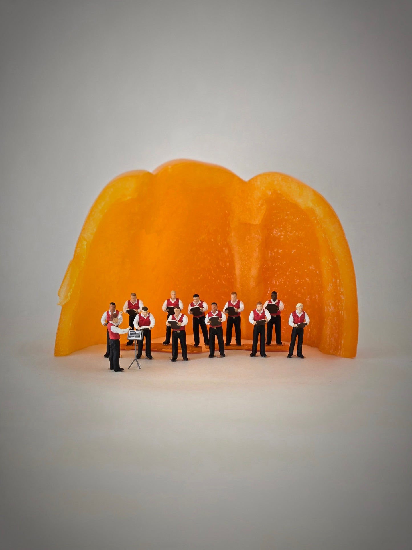 Choir at the Bell Pepper Amphitheater Greeting Card